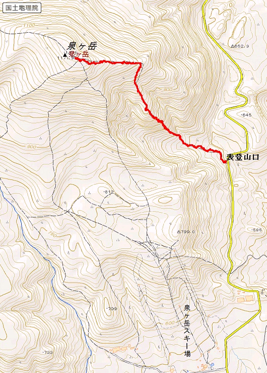 ｎｏ 1003 泉ヶ岳 奥羽 南部